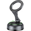 Hoco Car Holder Magnetic With Adjustable Suction Cum H92 Black Metal gray