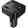 Hoco Car Transmitter Bluetooth Usb A + Usb C Qc Pd 35W E87 black
