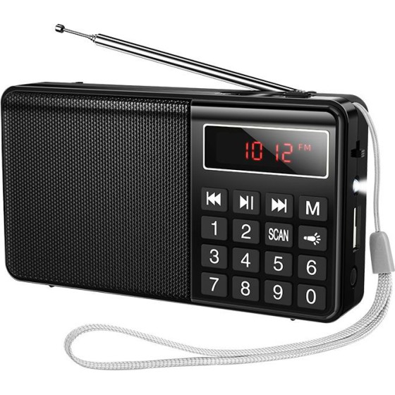 Hoco Portable Radio HI50 black