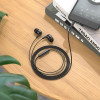 Hoco Wire Earphones Usb C M97 black