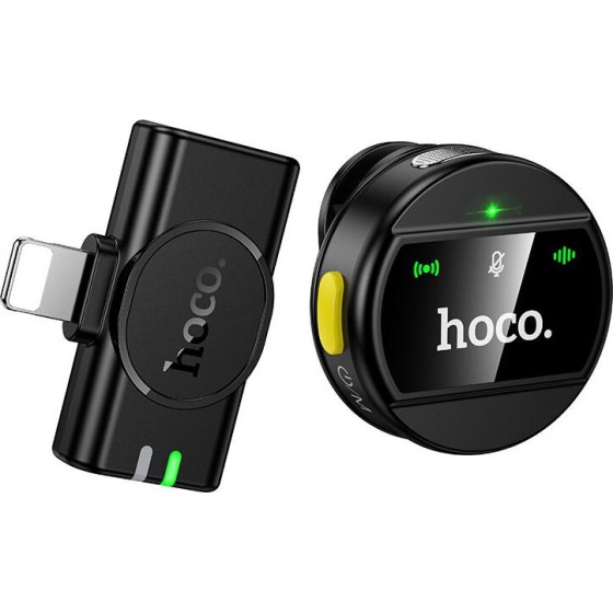 Hoco Wireless Microphone Lightning L21 black
