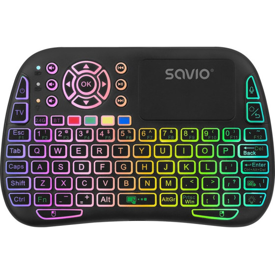 SAVIO SAVMKW-04 Mobile Device Keyboard Qwerty Us English Usb Type-C Black - (KW-04)