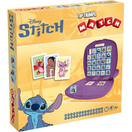 Winning Moves Top Trumps Match: Lilo & Stitch New Multilingual Version (WM05350-ML1-6)