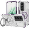 Techsuit - Carbon Shield Pro - Xiaomi Redmi 15 4G / Redmi 15 5G - Purple Transparent