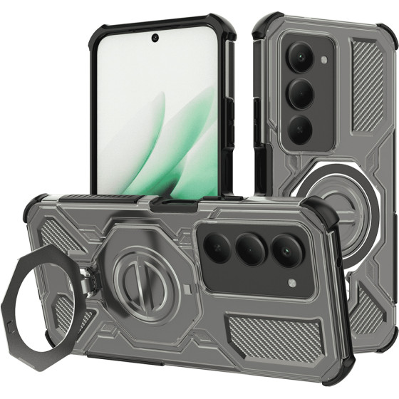Techsuit - Carbon Shield Pro - Xiaomi Redmi 15 4G / Redmi 15 5G - Smoke Black