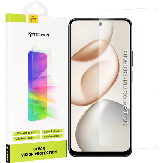 Techsuit - Clear Vision Glass - Honor 400 Smart / X7d 4G - Transparent
