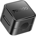 Yesido - (4 pack) Cable Organizer (C216BL) - Magnetic Clips, Strong Adhesive, Mini Design - Black - (C216;BL)