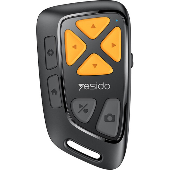 Yesido - Bluetooth Remote Control (SF25) - Swipe videos/Read Novels/Take Photos Remotely, 200mAh - Black