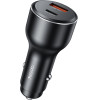 Yesido - Car Charger (Y65) - Dual-Port USB-A + Type-C, PD100W, Aluminum Alloy, Super Fast Charging - Black