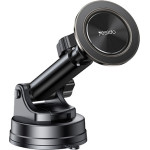 Yesido - Car Holder - For Dashboard, Star Ring Magnetic Design, 360, 15W, Zinc Alloy - Black - (C179)