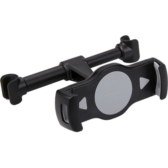 Yesido - Car Holder - For Rear Seat, Silicone Clip, 360, 4-10iNch Devices - Black - (C29)