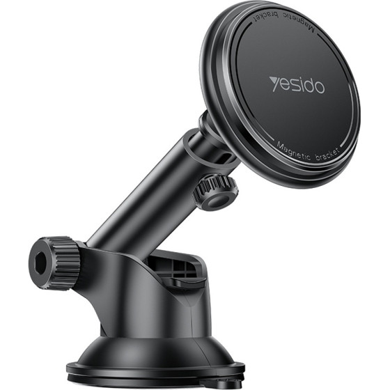 Yesido - Car Holder - Magnetic, For Dashboard, Bionic Suction Cup, Telescopic Arm, 360, Universal - Black - (C269)