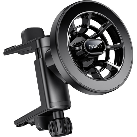 Yesido - Car Holder - Magnetic, For Mercedes Air Vent, 720�, Luxury Design, High Toughness - Black - (C221)