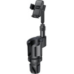 Yesido - Car Holder 2in1 - Cup Storage And Phone Mount, Flexible Viewing Angles, For 4.7 To 7.2iNches Phones - Black - (C273)