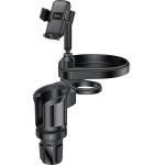 Yesido - Car Holder 4in1 (C274) - Cup Storage, Phone Mount And Sundries Storage, 720� Adjustable Angle, 4.7-7.2'' - Black