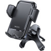 Yesido - Car Holder With Wireless Charging - For Air Vent, Automatic Clip, Smart Induction, 15W, 4.7 - 6.8iNch - Black - (C312)
