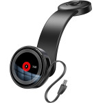 Yesido - Car Holder With Wireless Charging - For Dashboard, With Retractable Cable, Type-C, N52 Magnets, 15W - Black - (C314)