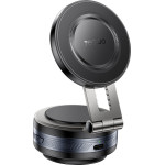 Yesido - Car Holder With Wireless Charging - MagSafe, For Dashboard, Electric Vacuum Lock, 360�, Universal - Black - (C225)