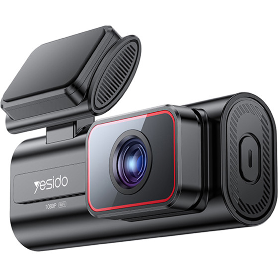 Yesido - Dash Camera - Full Hd 1080p, 145� Angle Range, 1.47'' Ips Built-In Screen - Black - (KM21)