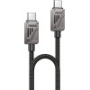 Yesido - Data Cable (CA196) - Type-C To Type-C, Fast Charging, 480Mbps, PD60W, Carplay Compatible, Zinc Alloy, 1.2m - Black