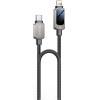 Yesido - Data Cable - Super Fast Charging, With Digital Display, Type-C To Type-C, 27W, 3A, 480Mbps, 1.2m - Black - (CA180)