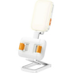 Yesido - Desk Phone Holder - With Beauty Refill Light, Adjustable, 1000mAh, 4.7-7'' - White - (DH10)