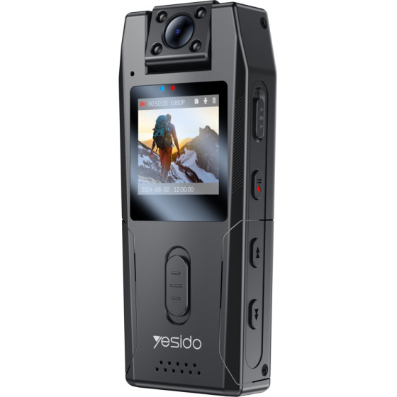Yesido - Digital Smart Camera - 1.3iNch Screen, 1920x1080p, 200MP, Night Vision - Black - (KM25)