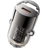 Yesido - Hidden Car Charger (Y67) - Type-C, PD45W, Aluminum Alloy, Super Fast Charging - Black