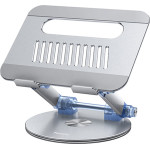 Yesido - Laptop Holder (LP06) - Strong Stand, Aluminum Alloy, 360 Rotation, For Devices 10 - 17.3 Inch - Silver
