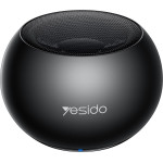Yesido - Mini Wireless Speaker - Aluminum Alloy, 3W, Bluetooth 5.0, 300mAh - Black - (YSW33)