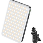 Yesido - Selfie Light (DH12) - USB-C, 3000mAh, 6W, 120 LED, With Clip-On Design - Black