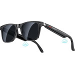 Yesido - Smart Music Glasses - Bluetooth 5.0, 85mAh, IP54 Waterproof - Black - (IO35)