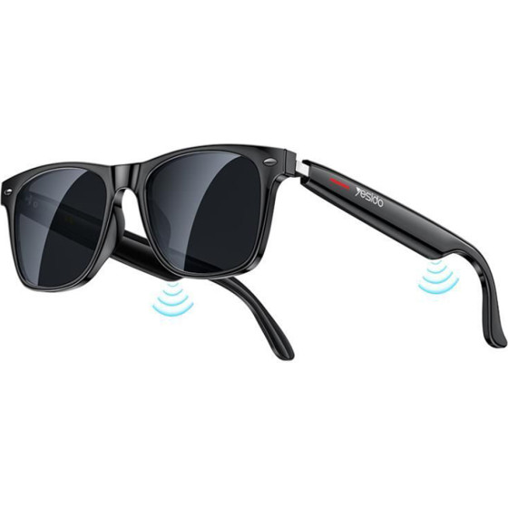 Yesido - Smart Music Glasses - Bluetooth 5.0, 85mAh, IP54 Waterproof - Black - (IO35)