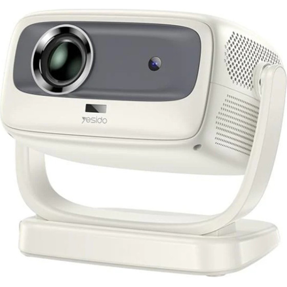 Yesido - Smart Projector - 1280x720P, 190ANSI, Android 9.0, Bluetooth V5.1 - White - (TV13)