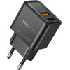 Yesido - Wall Charger (YC64) - Dual Port Type-C + USB-A, Fast Charging, Gan Technology, PD30W - Black
