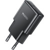 Yesido - Wall Charger - GaN, Fast Charge, Ultra-Slim, Smart Chip, Type-C, PD30W, 5V/3A - Black - (YC74)
