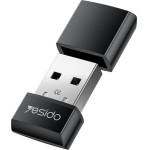 Yesido - Wi-Fi Adapter - With Built-In Antenna, UBS-A, 150Mbps, WiFi4 2.4G, Plug&Play - Black - (WP10)