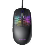 Yesido - Wired Gaming Mouse - USB, Plug&Play, Ultra-Lightweight Design, Rgb Lighting, 7200DPi - Black - (KB32)