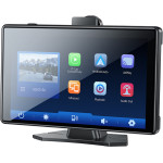 Yesido - Wireless Car Stereo - Dual Hd Camera, Bluetooth 5.2, Plug&Play, CarPlay, Android Auto, Airplay - Black - (KM18)