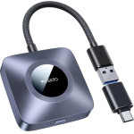 Yesido - Wireless Carplay Adapter - With Usb To Type-C Cable, Bluetooth V5.0, 1080P - Grey - (KM23)
