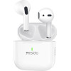 Yesido - Wireless Earbuds (TWS17) - With Bluetooth V5.1, Half-In-Ear Design, 200mAh, Type-C - White