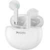 Yesido - Wireless Earbuds (TWS21) - With Bluetooth V5.3, Half-In-Ear Design, Touch Control, Noise Cancelling, 320mAh - White