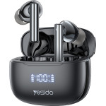 Yesido - Wireless Earbuds (TWS23) - With Noice Cancelling, Touch Control, Bluetooth V5.3, In-Ear Design, 300mAh - Black