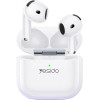 Yesido - Wireless Earbuds (TWS32) - With ANC, Microphone, Bluetooth 5.4, Half-In-Ear Design, 300mAh - White