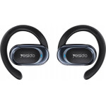 Yesido - Wireless Earbuds - With Bluetooth V5.3, Open-Ear Design, Air Conduction Sound, 600mAh, Led - Black - (YSP13)