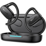 Yesido - Wireless Earbuds - With Bluetooth V5.3, Open-Ear Design, IP54, 600mAh - Black - (YSP25)