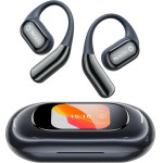 Yesido - Wireless Earbuds - With Bluetooth V5.4, LCD, Open-Ear Design, 14.2mm Speaker, 500mAh - Black - (YSP26)