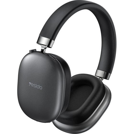 Yesido - Wireless Headphones - Bluetooth V5.2, Noise Cancelling, 400mAh, Waterproof, Type-C Charging - Black - (EP05)