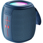 Yesido - Wireless Speaker - Bluetooth 5.1, Rgb Lights, Portable, Fabric Texture, TF, USB, DC5V, 1200mAh, 5W - Blue - (YSW14)