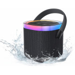 Yesido - Wireless Speaker - Bluetooth 5.3, Rgb Lights, IP67 Waterproof, Handle, TF, AUX, USB, Type-C, 1800mAh - Black - (YSW25)